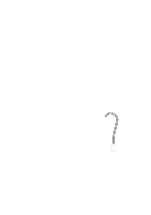 Anastomosis clamp, Atrauma, acc. to Cooley-Derra, double curved, length 16.5 cm