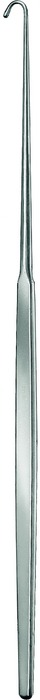 Nerve hook, acc. to Groningen, curved, length 26.5 cm