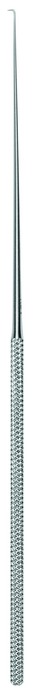 Dura hook, 90°, sharp, angled, length 19 cm