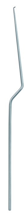 Hook, acc. to Mikaeel, figure 1, 45°, bayonet, length 23 cm