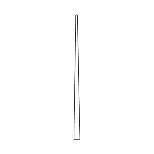 Transducer, acc. to Tew, figure 2, blunt, length 23 cm
