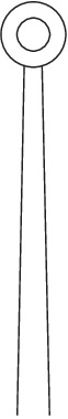 Grasping forceps, acc. to Yasargil-Samii, bayonet, Ø 5 mm, length 24 cm