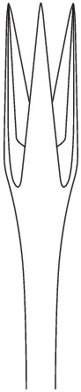 Tumor fork, acc. to Yasargil, Ø 8 mm, length 20 cm - Image 2