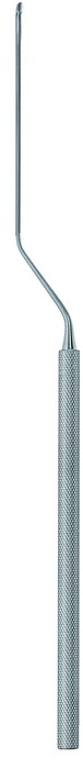 Micro curette, acc. to Yasargil, sharp, length 18.5 cm
