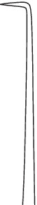 Micro hooklet, sharp, 90° angled, length 23 cm - Image 2