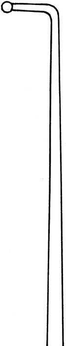 Nerve hook, acc. to Krayenbuehl, figure 2, length 19 cm - Image 2