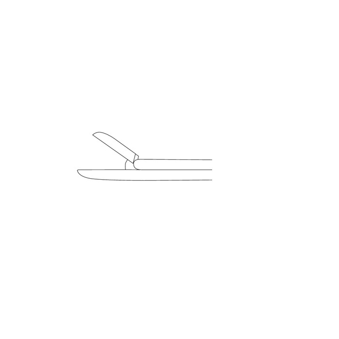 Rongeur, detachable, acc. to Caspar, straight, mouth width 4 mm, length 18 cm - Image 2