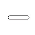 Rongeur, detachable, solidBlack, acc. to Richter, straight, mouth width 1 mm, length 18 cm - Image 3