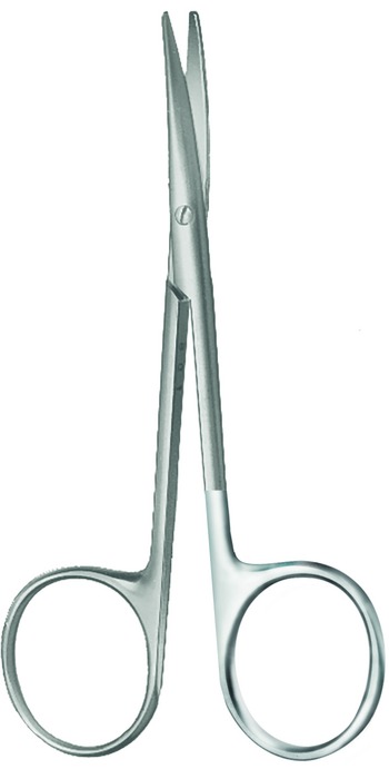 ST scissors, Iris scissors, acc. to Iris, straight, length 11.5 cm