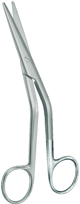 ST scissors, nasal scissors, acc. to Cottle, knee-bent, 40°, length 16 cm