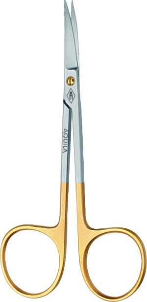 Aquila iris scissors, pointed/sharp/curved, length 11.5 cm