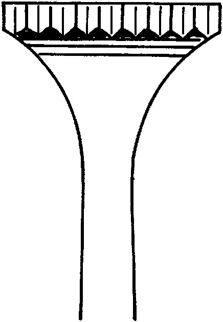 Intestinal and tissue grasping forceps, acc. to Allis-Adair, 11 x 12 teeth, length 16 cm - Image 2