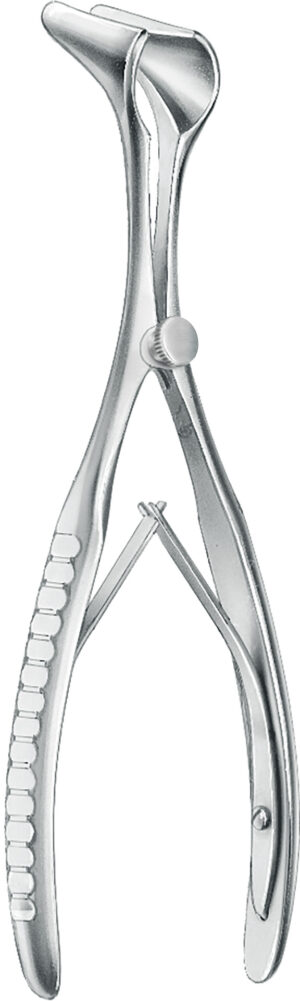 Nasal speculum, acc. to Hartmann-Halle, figure 2, working end length 31 mm, length 16 cm