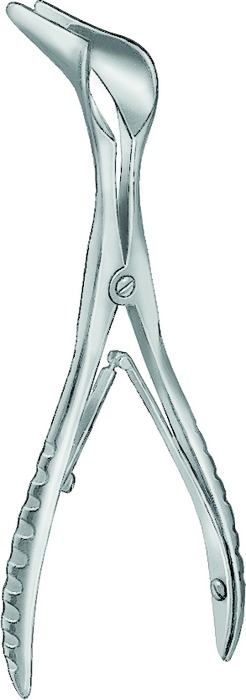 Nasal speculum, acc. to Cottle, working end length 45 mm, length 13.5 cm