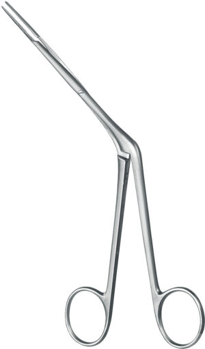 Nasal tampon forceps, acc. to Westmacott, length 20 cm