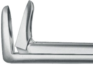 Ethmoidal forceps, acc. to Weil-Blakesley, 90° angled upward, figure 3, jaw width 4.5 mm, length 12 cm
