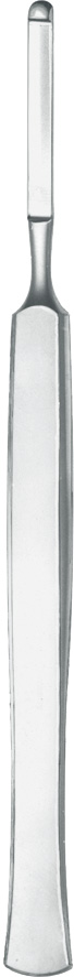 Plastic nose knife, acc. to Joseph, straight, length 15.5 cm