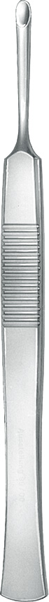 Plastic nose knife, acc. to Cottle, straight, length 14 cm