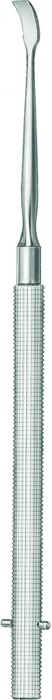 Septum chisel, acc. to Freer, curved, width 4 mm, length 16.5 cm