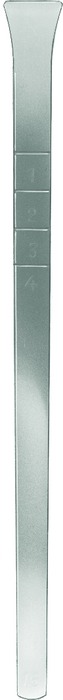 Osteotome, acc. to Cottle, graduated, width 16 mm, length 18.5 cm