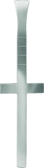Osteotome, acc. to Cottle, graduated, width 16 mm, length 18.5 cm