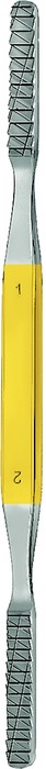 TC gold rasp, acc. to Fomon, figure 3/4, length 20.5 cm
