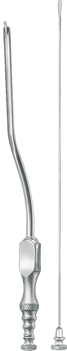 Suction raspatory, acc. to Guilen, bayonet, length 19 cm